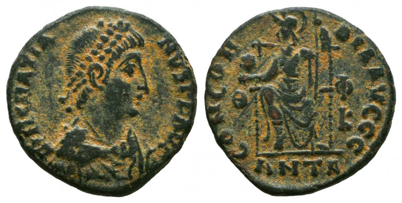 GRATIAN, 367-383 AD. Æ Reduced Follis



Weight: 2,5 gr
Diameter: 17,6 mm