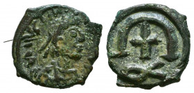 Byzantine
Justinian I. AD 527-565. Pentanummium Æ.



Weight: 1,8 gr
Diameter: 16,1 mm