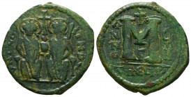 JUSTIN II. 565-578 AD. Theoupolis AE Follis.



Weight: 12,3 gr
Diameter: 31,9 mm