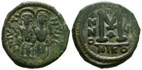 JUSTIN II. 565-578 AD. Nicomedia AE Follis.



Weight: 13,6 gr
Diameter: 29,1 mm