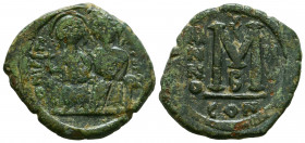 JUSTIN II. 565-578 AD. Constantinople AE Follis.



Weight: 14,1 gr
Diameter: 29,3 mm