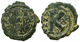 JUSTIN II. 565-578 AD. AE Half Follis.



Weight: 5,7 gr
Diameter: 24,6 mm