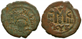 Maurice Tiberius. 582-602. Æ Half Follis. Cyzicus mint. 



Weight: 10,3 gr
Diameter: 29,6 mm