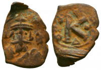Constans II. 641-668. Æ Half Follis. Constantinople.



Weight: 2,6 gr
Diameter: 22,9 mm