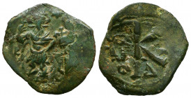 Constans II. 641-668. Æ Half Follis. Constantinople.



Weight: 3 gr
Diameter: 23,3 mm