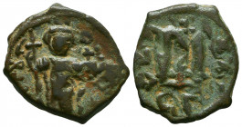 Constans II. 641-668. Æ Follis. Constantinople.



Weight: 6,5 gr
Diameter: 24,2 mm