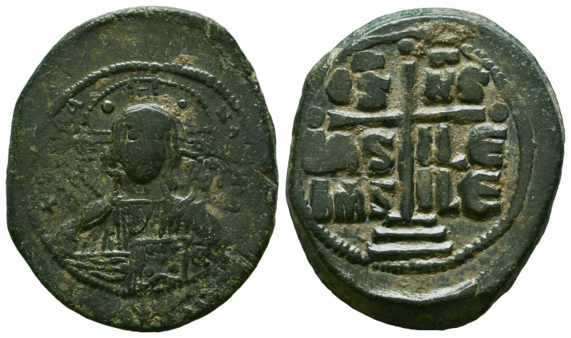 Byzantine Coinage - Romanus III Argyrus (1028-1034) - Anonymous - AE Follis (att...