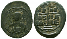 Byzantine Coinage - Romanus III Argyrus (1028-1034) - Anonymous - AE Follis (attributed to Romanus III, class B)



Weight: 11,1 gr
Diameter: 31,...