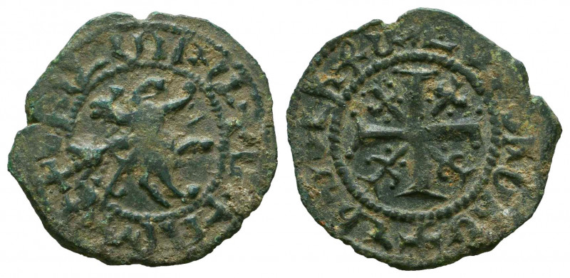 Armenian Kingdom, Cilician Armenia. Smpad. 1296-1298. Æ pogh



Weight: 2 gr...