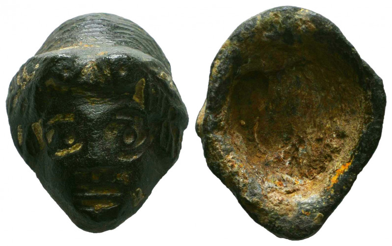 Ancient Roman Bronze Applique, c. 1st-3rd century AD. 
Reference:
Condition: V...