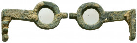 Ancient Roman Bronze Key, c. 1st-3rd century AD. 
Reference:
Condition: Very Fine 



Weight: 5,4 gr
Diameter: 32,2 mm