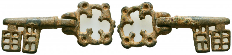 Ancient Roman Bronze Key, c. 1st-3rd century AD. 
Reference:
Condition: Very F...