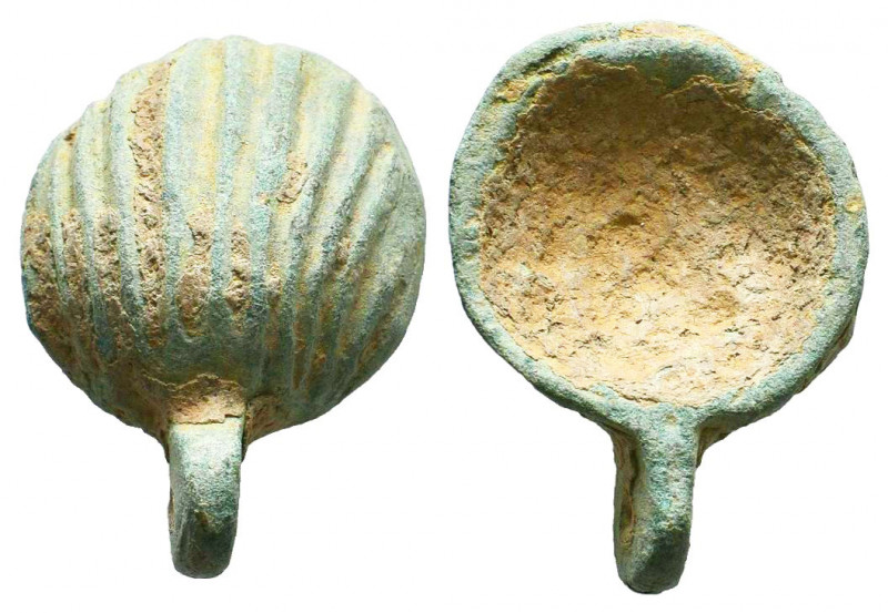 Nice BYZANTINE Bronze Oil Lamb Lid
CIRCA 9TH-11TH CENTURY A.D.
Reference:
Con...
