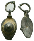Nice BYZANTINE Pendant
CIRCA 9TH-11TH CENTURY A.D.
Reference:
Condition: Very Fine 



Weight: 3,4 gr
Diameter: 31,5 mm