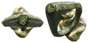 Very Beautiful BYZANTINE / Roman Rings
CIRCA 9TH-11TH CENTURY A.D.
Reference:
Condition: Very Fine 



Weight: 6,3 gr
Diameter: 26,4 mm