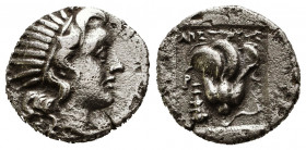Rhodos, Caria. AR Drachm. C. 88-84 BC.
Reference:
Condition: Very Fine



Weight: 2,8 gr
Diameter: 14,5 mm