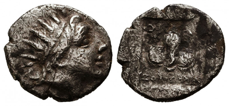 Rhodos, Caria. AR Drachm. C. 88-84 BC.
Reference:
Condition: Very Fine



...