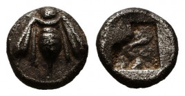 Greek AR Obol. 4-5th century BC.
Reference:
Condition: Very Fine



Weight: 0,5 gr
Diameter: 7,3 mm