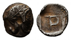 Greek AR Obol. 4-5th century BC.
Reference:
Condition: Very Fine



Weight: 0,3 gr
Diameter: 7,7 mm