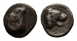 Greek AR Obol. 4-5th century BC.
Reference:
Condition: Very Fine



Weight: 0,2 gr
Diameter: 6,2 mm