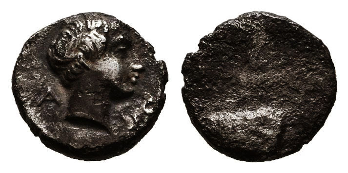 Greek AR Obol. 4-5th century BC.
Reference:
Condition: Very Fine



Weight...
