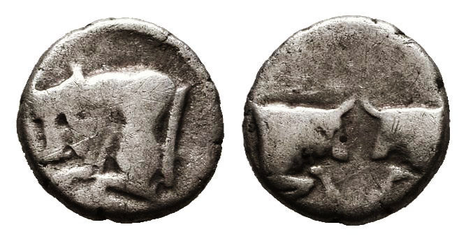 Greek AR Obol. 4-5th century BC.
Reference:
Condition: Very Fine



Weight...