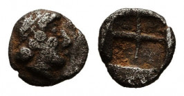 Greek AR Obol. 4-5th century BC.
Reference:
Condition: Very Fine



Weight: 0,2 gr
Diameter: 5,6 mm
