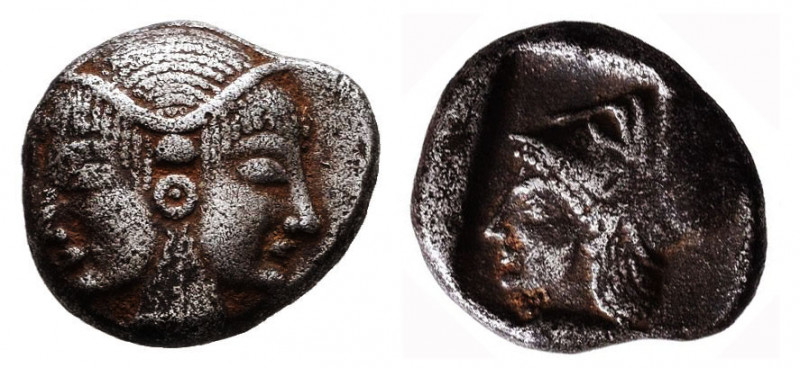 Greek AR Obol. 4-5th century BC.
Reference:
Condition: Very Fine



Weight...