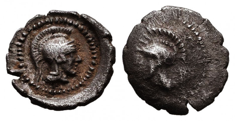 Greek AR Obol. 4-5th century BC.
Reference:
Condition: Very Fine



Weight...