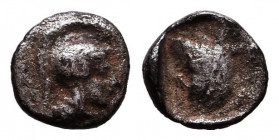 Greek AR Obol. 4-5th century BC.
Reference:
Condition: Very Fine



Weight: 0,3 gr
Diameter: 6,8 mm