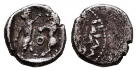 Greek AR Obol. 4-5th century BC.
Reference:
Condition: Very Fine



Weight: 0,8 gr
Diameter: 9,3 mm