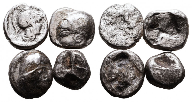 Lot of Greek AR Obols. 4-5th century BC. Lot of
Reference:
Condition: Very Fin...