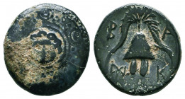 Kings of Macedon. Mint in Asia Minor. Alexander III "the Great" 336-323 BC. Ae.
Reference:
Condition: Very Fine



Weight: 3,6 gr
Diameter: 17,...