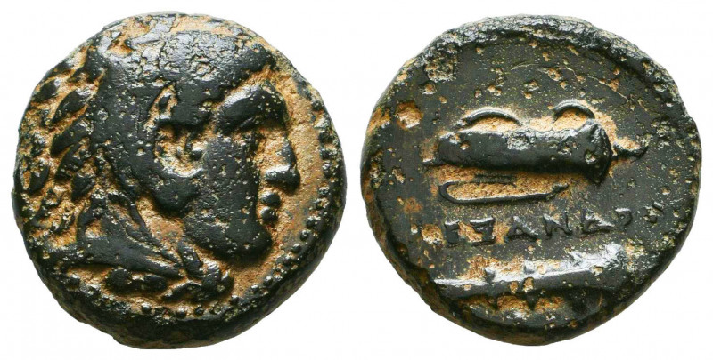 Kings of Macedon. Mint in Asia Minor. Alexander III "the Great" 336-323 BC. Ae....