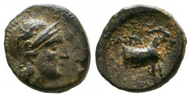 Aeolis, Aigai. AE c. 300-200 BC. Ae.

Reference:
Condition: Very Fine




Weight: 2,2 gr
Diameter: 13,9 mm