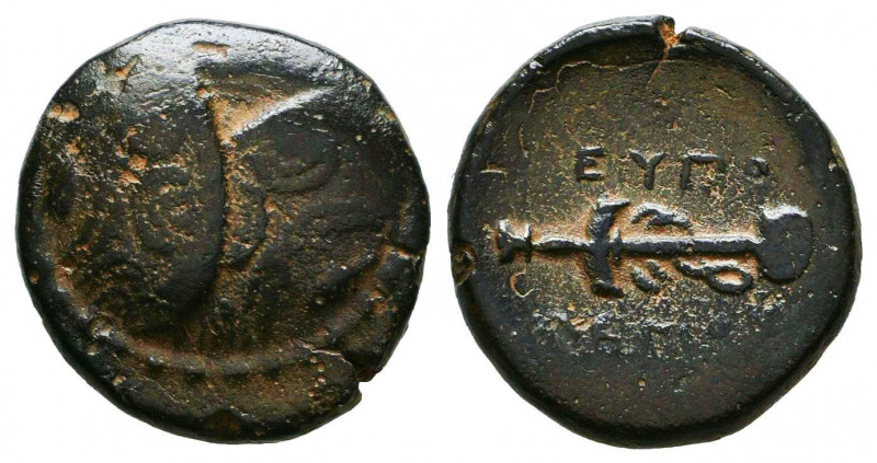 Mylasa - Caria - Shields and Sword Unit. 314 BC. Struck in the name of Eupolemus...