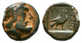 Greek Coins, Ae

Reference:
Condition: Very Fine




Weight: 1,4 gr
Diameter: 11,4 mm
