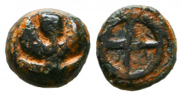 CIMMERIAN BOSPOROS, Theodoseia. Circa 385-380 BC. Æ Chalkous

Reference:
Condition: Very Fine




Weight: 1,1 gr
Diameter: 9 mm