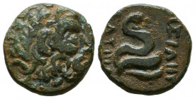 Mysia, Pergamon. Ca. 200-113 B.C. AE 

Reference:
Condition: Very Fine




Weight: 5,8 gr
Diameter: 17,6 mm