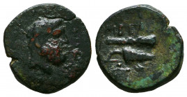 Cilicia, Seleukeia Æ23. 2nd-1st centuries BC.

Reference:
Condition: Very Fine




Weight: 2,4 gr
Diameter: 16,1 mm