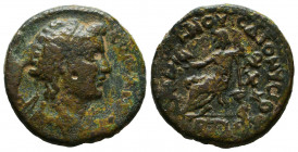 Pseudo-autonomous issue. Early-mid 2nd century AD. Æ

Reference:
Condition: Very Fine




Weight: 8 gr
Diameter: 22,8 mm