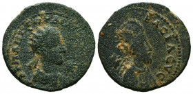 MESOPOTAMIA, Edessa. Gordian III, with Abgar X Phraates. AD 238-244. Æ

Reference:
Condition: Very Fine




Weight: 10,1 gr
Diameter: 25,3 mm...