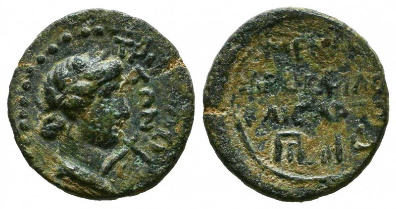Pseudo-autonomous issue. Early-mid 2nd century AD. Æ

Reference:
Condition: V...
