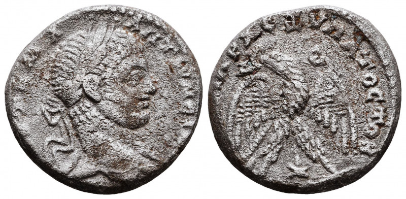 Seleucis and Pieria. Laodicea ad Mare. Elagabalus. AD 218-222. BI Tetradrachm
R...