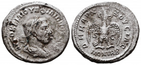 Philip I AR Tetradrachm of Antioch, Syria. AD 244-249.
Reference:
Condition: Very Fine



Weight: 12,1 gr
Diameter: 28,1 mm