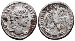 Caracalla AR AD 215-7. Tetradrachm of Antioch, 
Reference:
Condition: Very Fine



Weight: 13,3 gr
Diameter: 27,4 mm