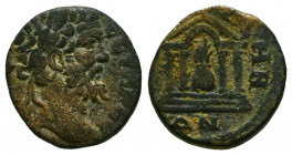 Septimius Severus. AE 30. 205-206 AD. 

Reference:
Condition: Very Fine




Weight: 2,8 gr 
Diameter: 15 mm