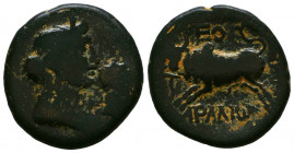 Roman Provincial Coins, Ae

Reference:
Condition: Very Fine




Weight: 9,7 gr
Diameter: 23,1 mm