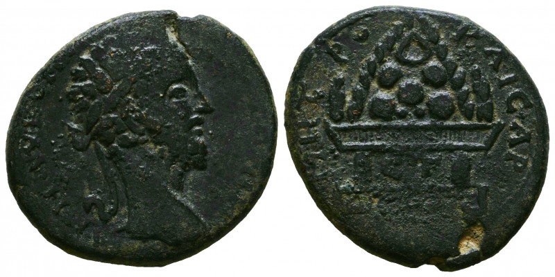 Commodus Ae of Caesarea, Cappadocia. AD 177-192. 
Reference:
Condition: Very F...