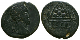 Commodus Ae of Caesarea, Cappadocia. AD 177-192. 
Reference:
Condition: Very Fine



Weight: 14,1 gr
Diameter: 29,7 mm
